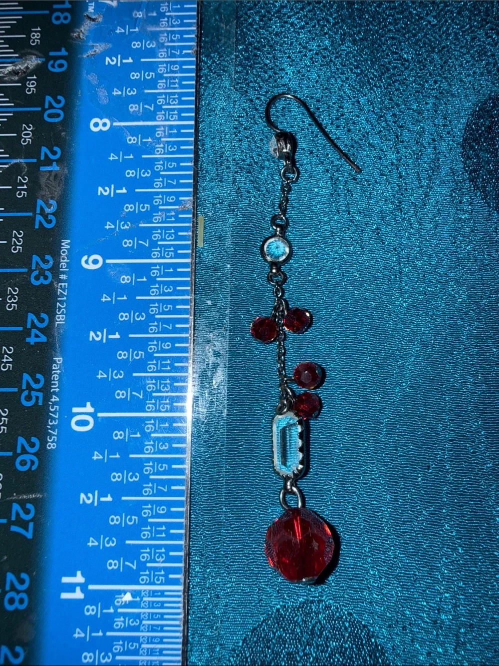 Red Crystal Drop Dangle Earrings - Women's Jewelry